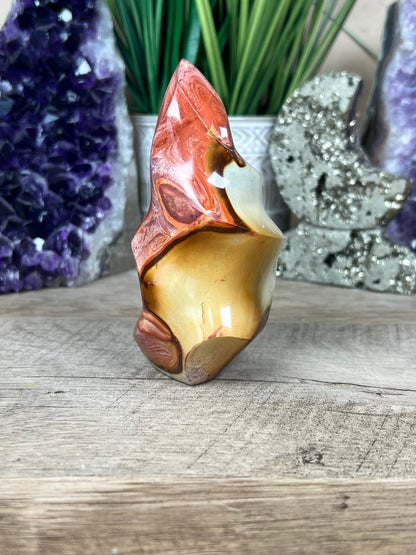 Polychrome Jasper Flame 4.35in - Purple Door Alchemy