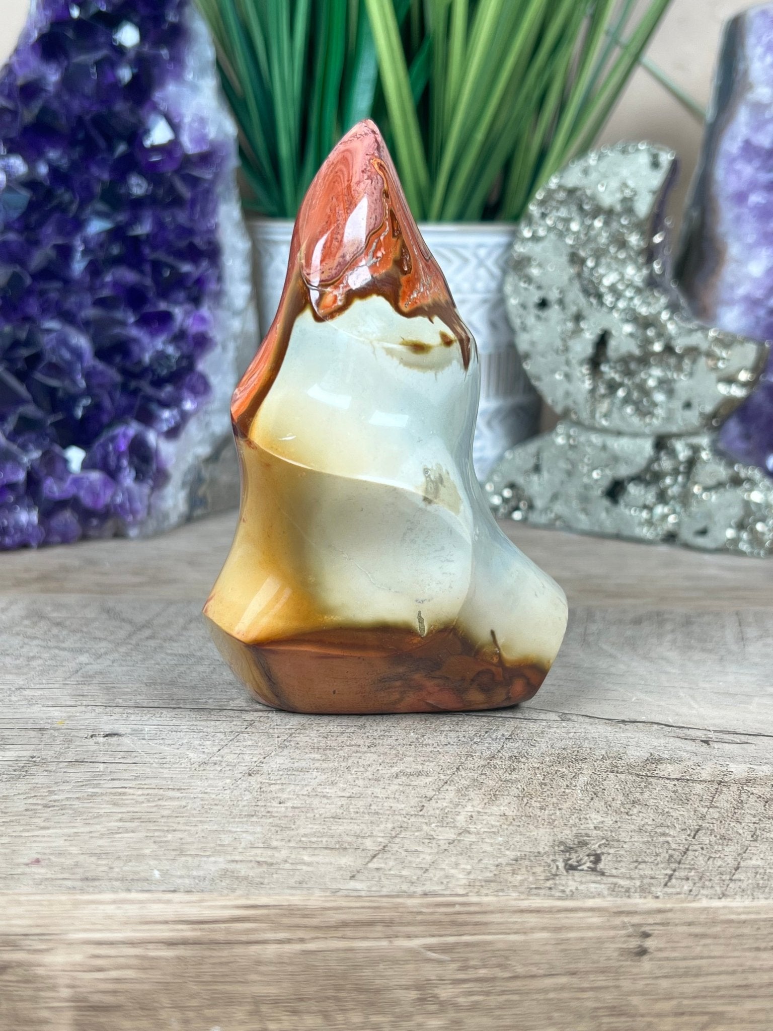 Polychrome Jasper Flame 4.35in - Purple Door Alchemy