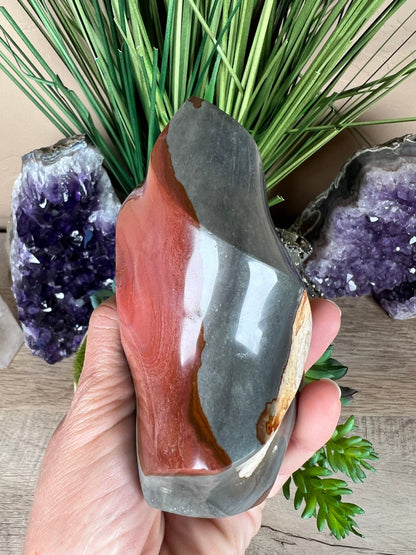 Polychrome Jasper Flame 4.6in - Purple Door Alchemy