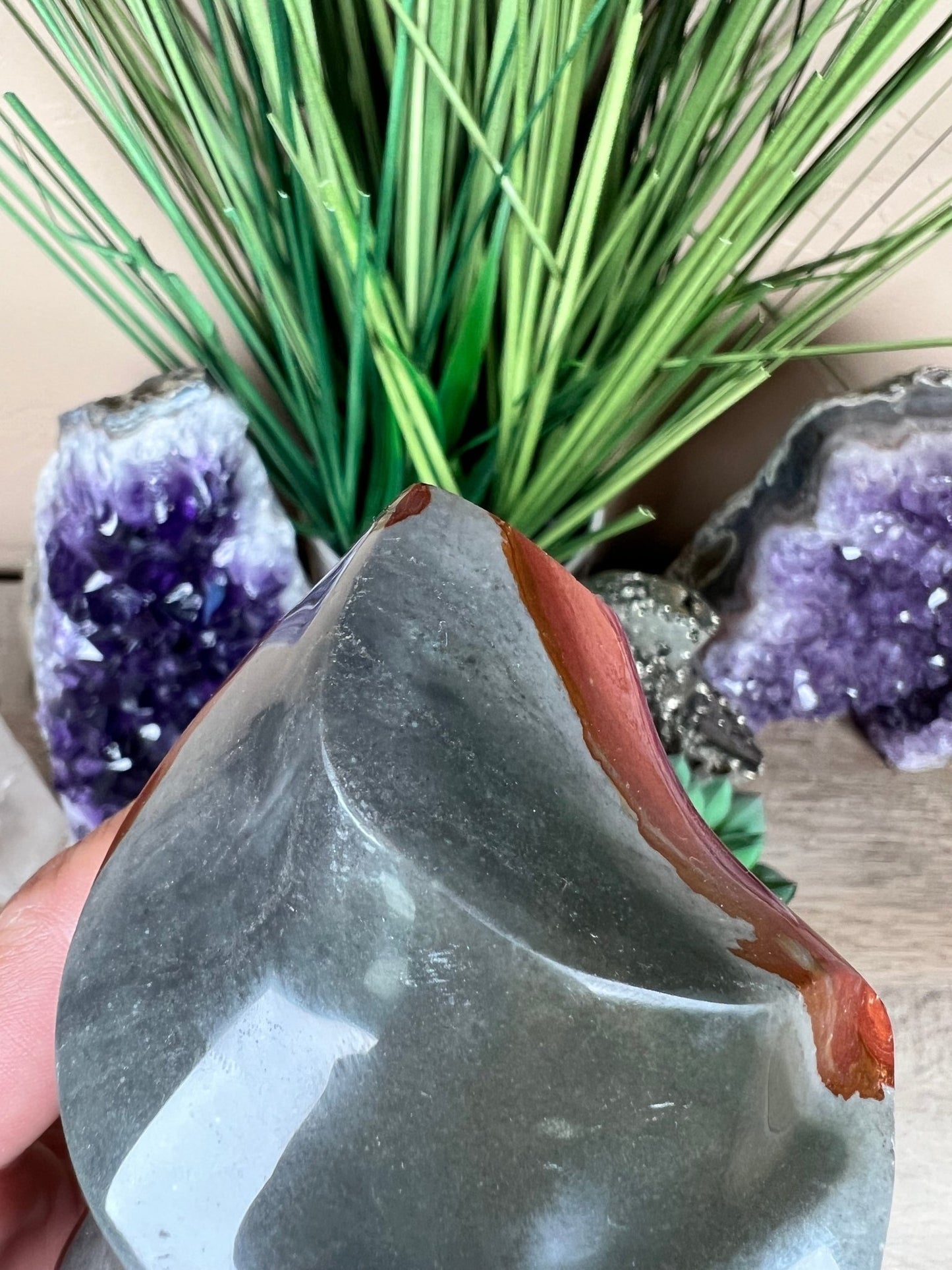 Polychrome Jasper Flame 4.6in - Purple Door Alchemy