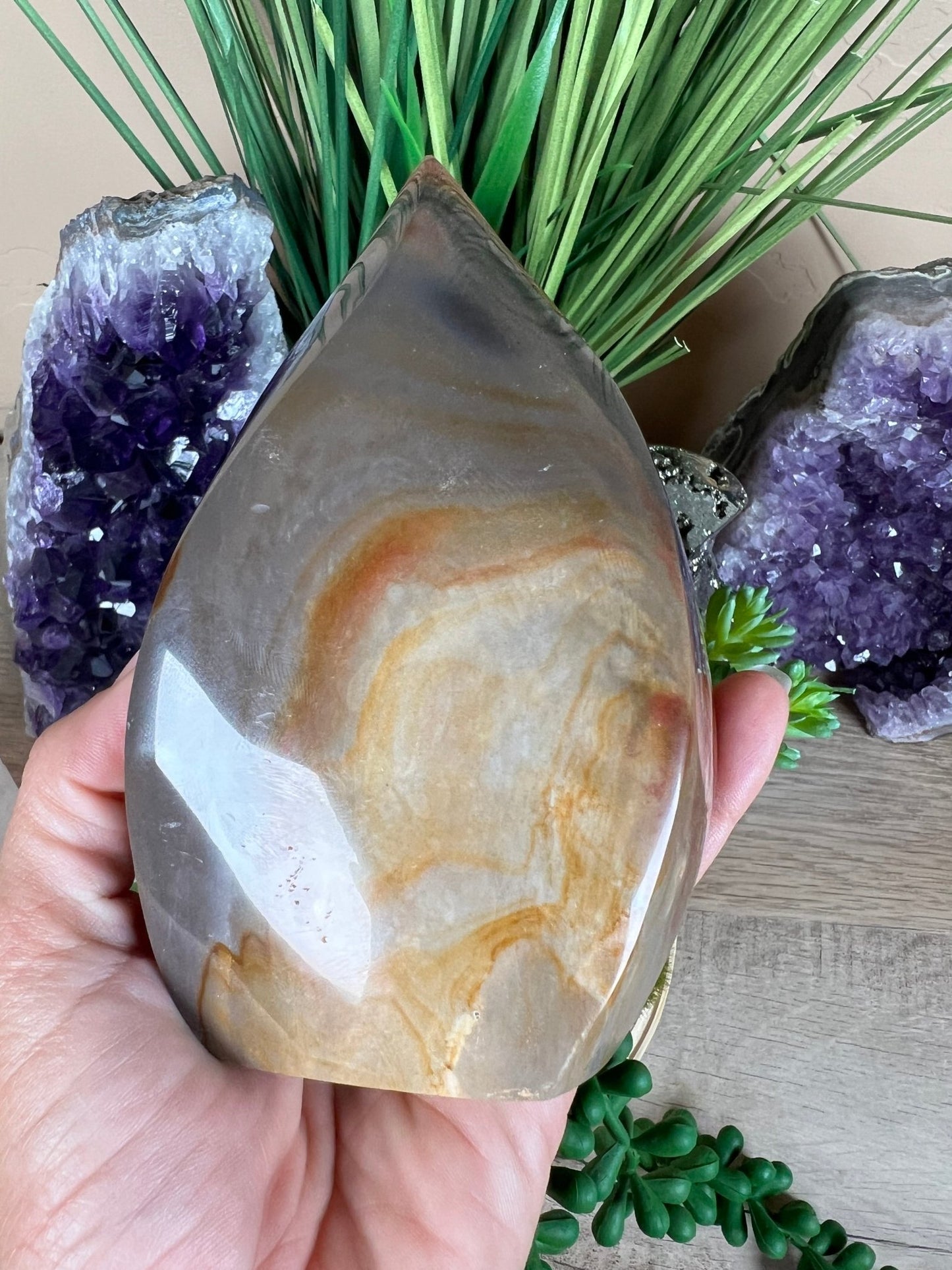 Polychrome Jasper Flame 5.1 Inch - Purple Door Alchemy