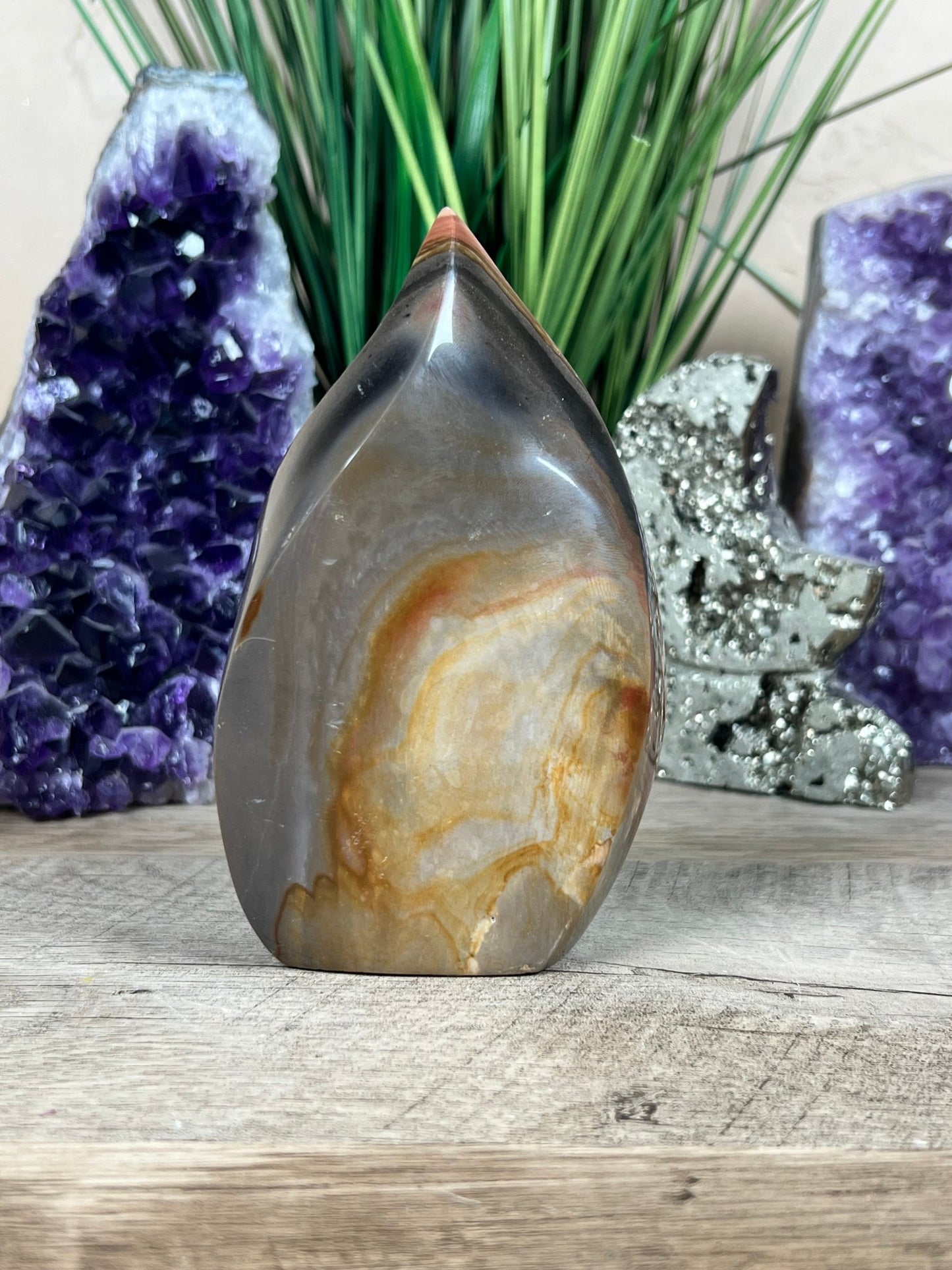 Polychrome Jasper Flame 5.1 Inch - Purple Door Alchemy