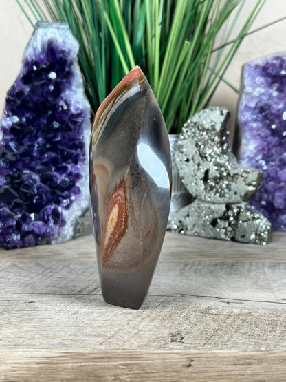 Polychrome Jasper Flame 5.1 Inch - Purple Door Alchemy