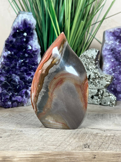 Polychrome Jasper Flame 5.1 Inch - Purple Door Alchemy