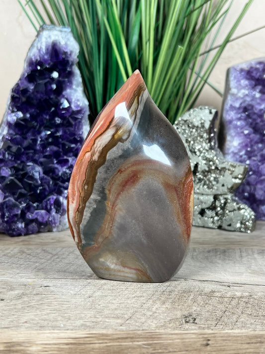 Polychrome Jasper Flame 5.1 Inch - Purple Door Alchemy
