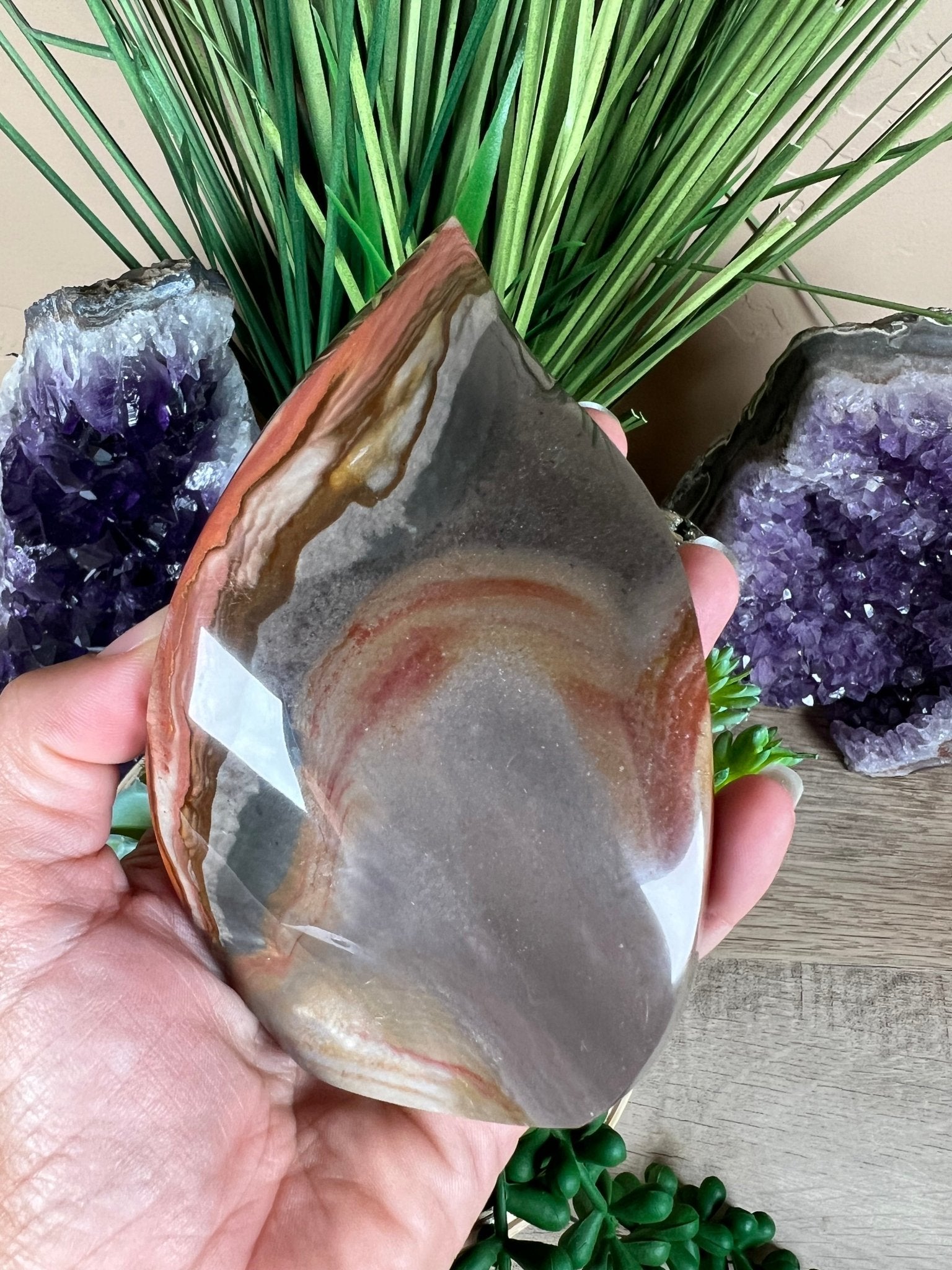 Polychrome Jasper Flame 5.1 Inch - Purple Door Alchemy