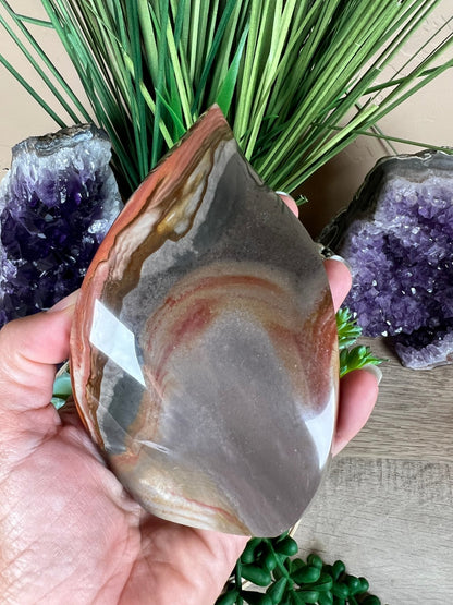 Polychrome Jasper Flame 5.1 Inch - Purple Door Alchemy
