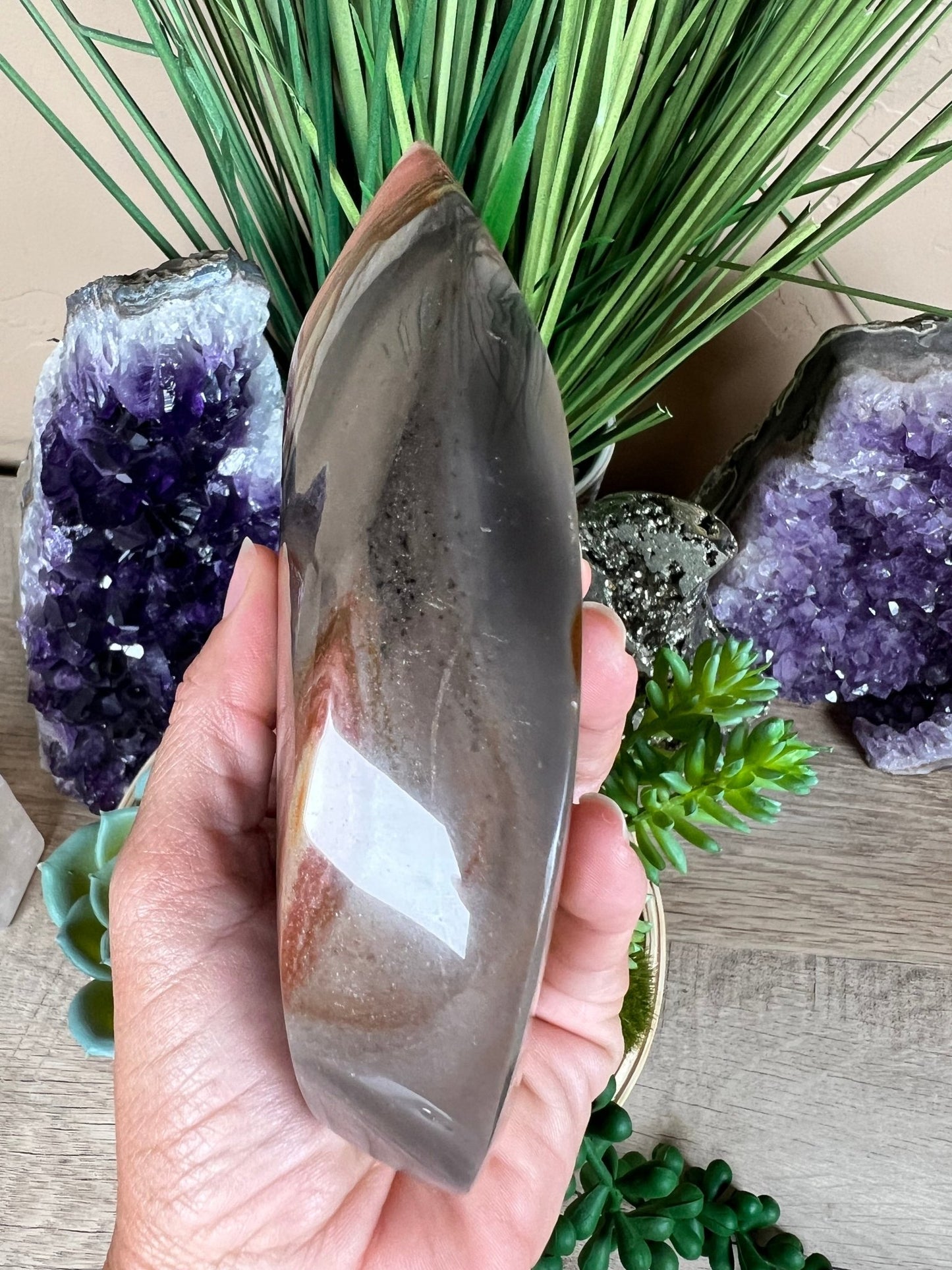 Polychrome Jasper Flame 5.1 Inch - Purple Door Alchemy