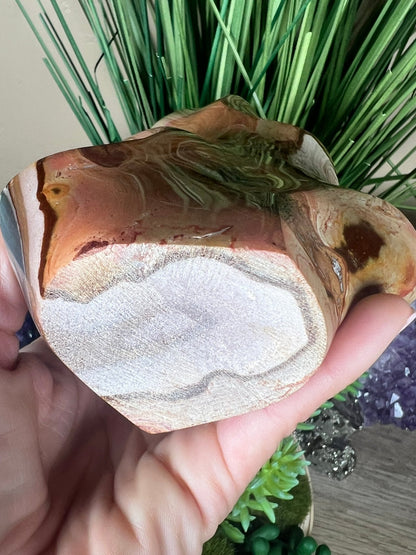 Polychrome Jasper Flame 6in - Purple Door Alchemy