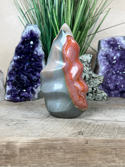 Polychrome Jasper Flame 6in - Purple Door Alchemy