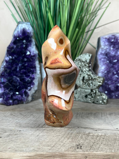 Polychrome Jasper Flame 6in - Purple Door Alchemy