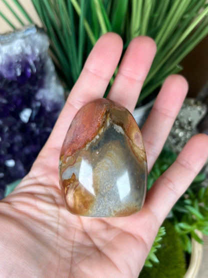 Polychrome Jasper Freeform 2.2in - Purple Door Alchemy