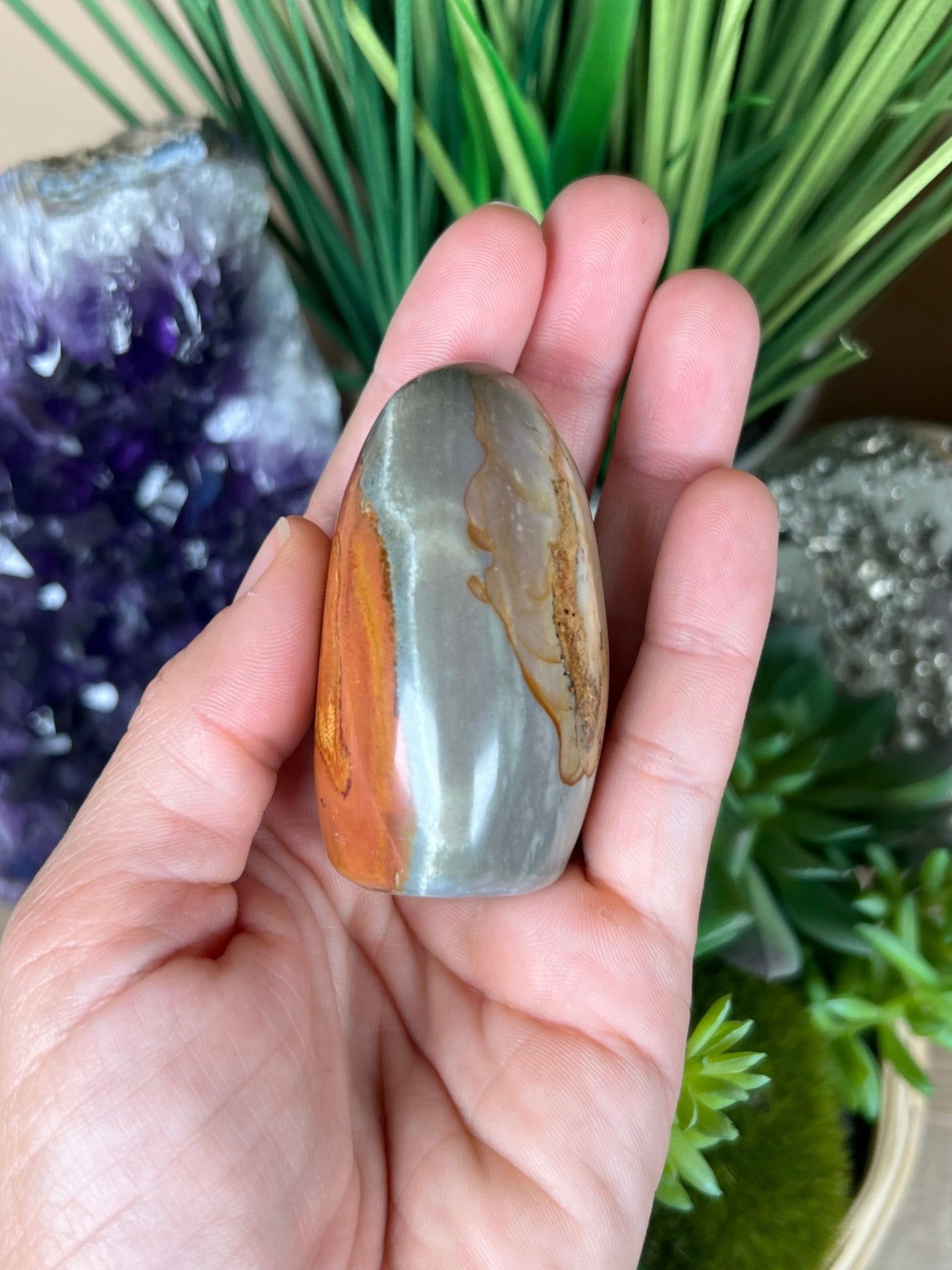 Polychrome Jasper Freeform 2.3in - Purple Door Alchemy