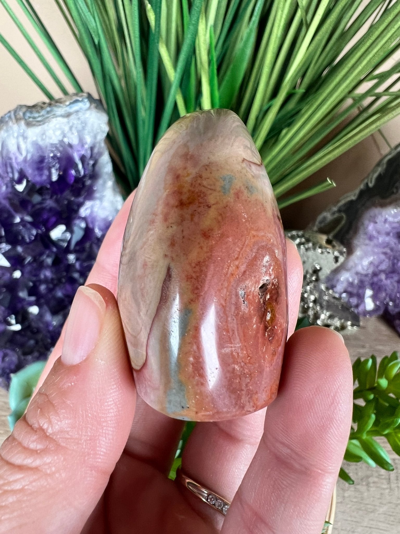 Polychrome Jasper Freeform 2in - Purple Door Alchemy