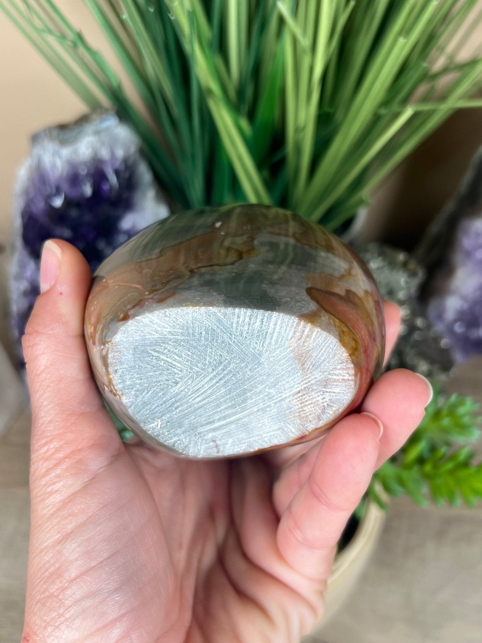 Polychrome Jasper Freeform 4.5in - Purple Door Alchemy