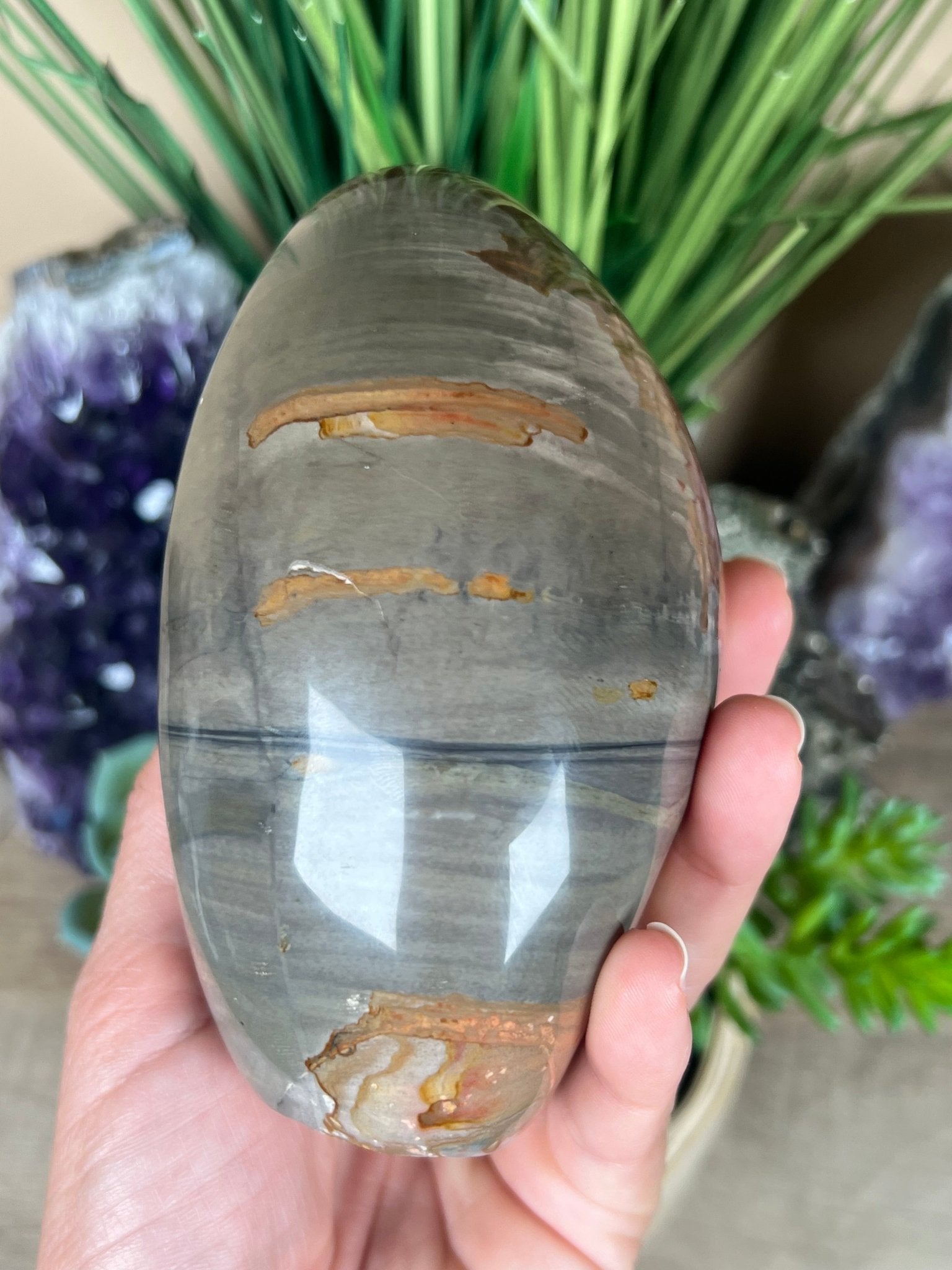 Polychrome Jasper Freeform 4.5in - Purple Door Alchemy