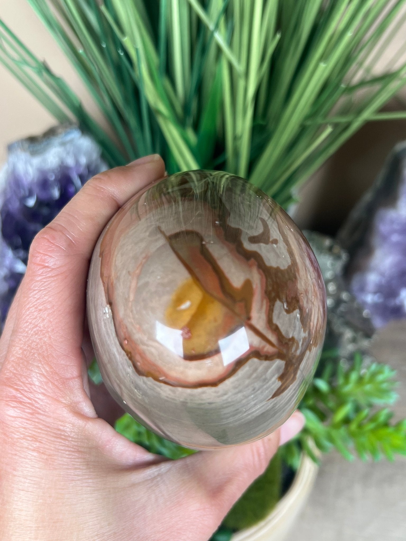 Polychrome Jasper Freeform 4.5in - Purple Door Alchemy