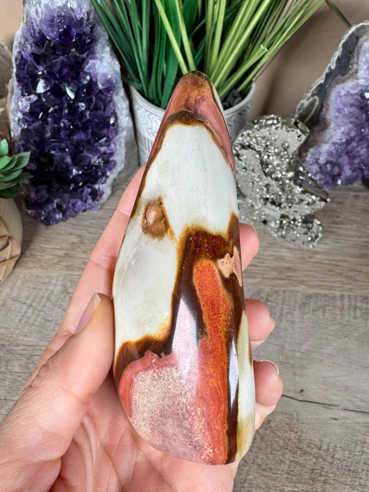 Polychrome Jasper Freeform 4.8in - Purple Door Alchemy