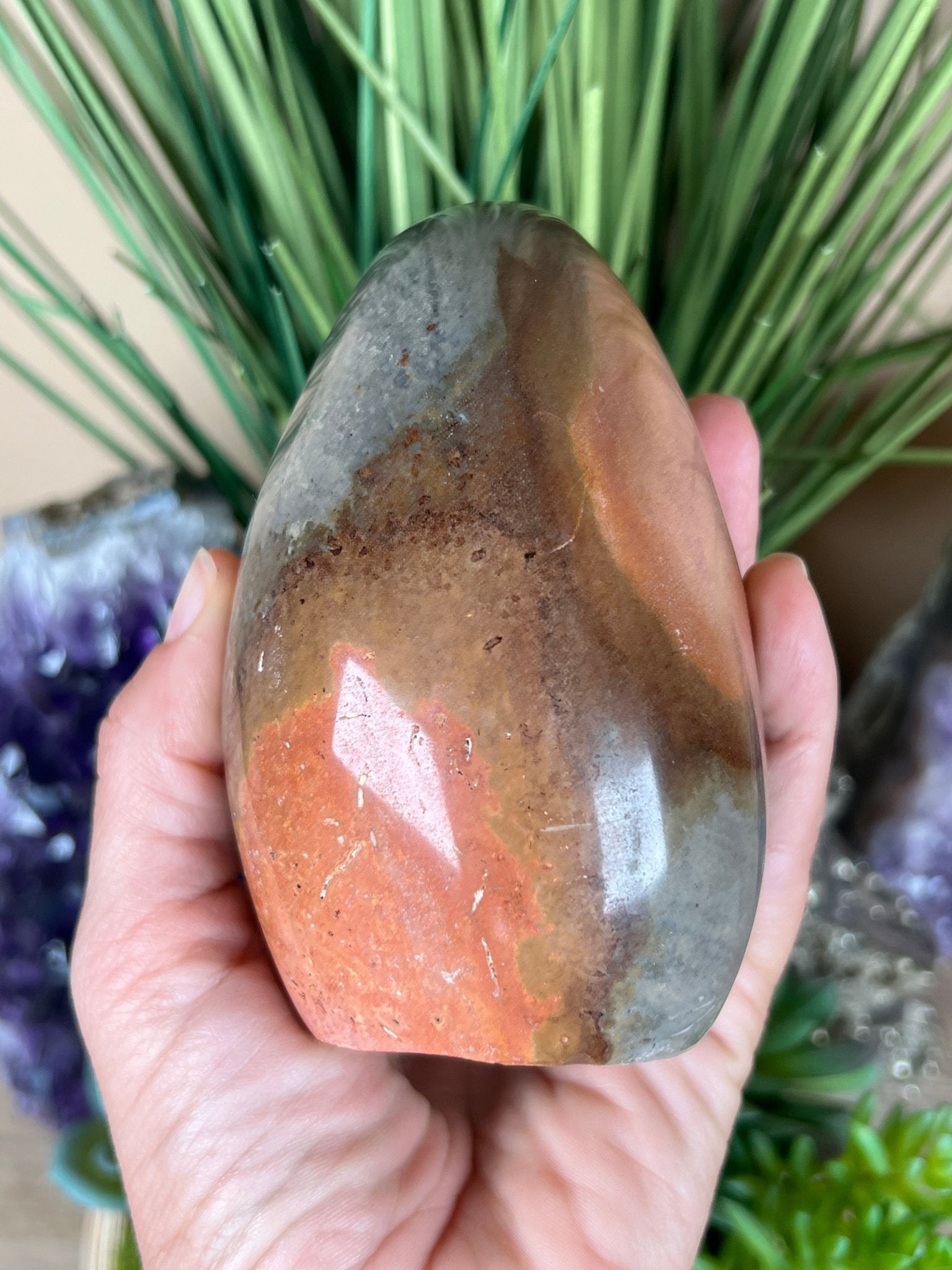 Polychrome Jasper Freeform 4in - Purple Door Alchemy
