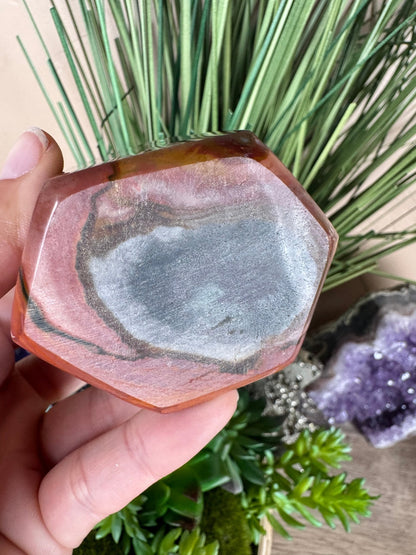 Polychrome Jasper Point 93mm, 3.66in - Purple Door Alchemy