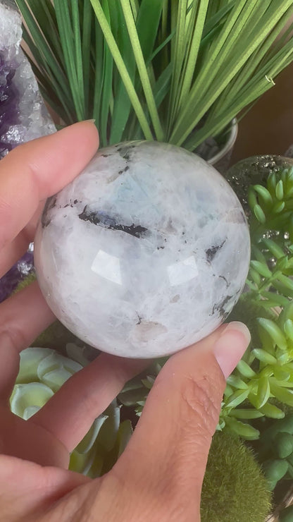 Rainbow Moonstone Sphere 60mm (2.36")