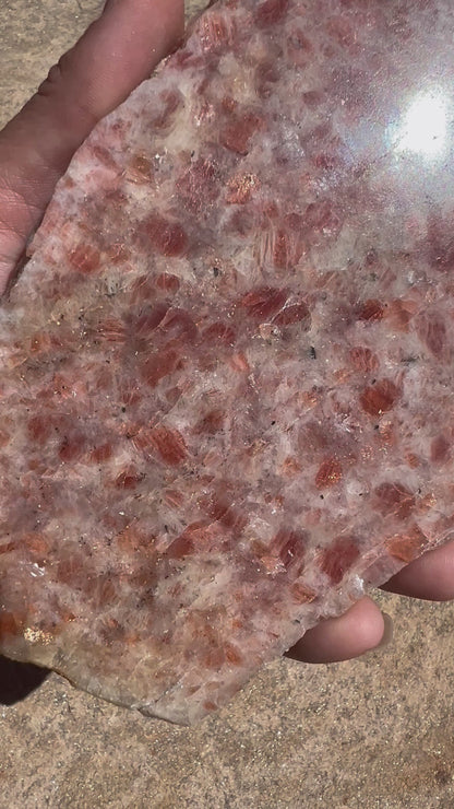 Sunstone Polished Slab 298g