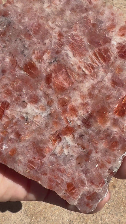 Sunstone Polished Slab 162g