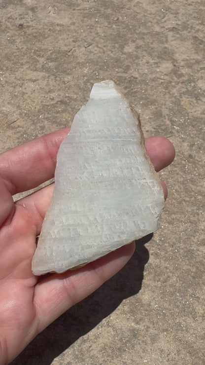 Blue Flash Moonstone Polished Slab 70g