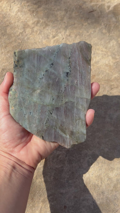Sunset Labradorite Polished Slab 319g