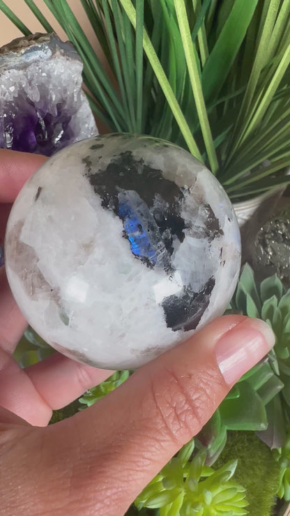 Rainbow Moonstone Sphere 59mm (2.3")