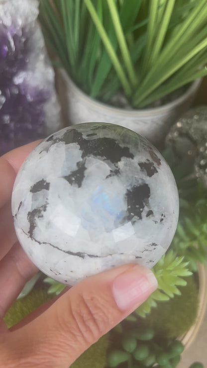 Rainbow Moonstone Sphere 62mm (2.47")