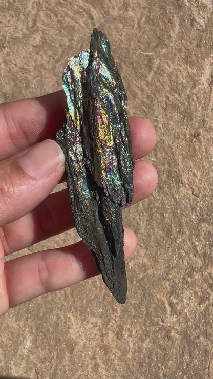 Iridescent Rainbow Hematite Specimen 44g