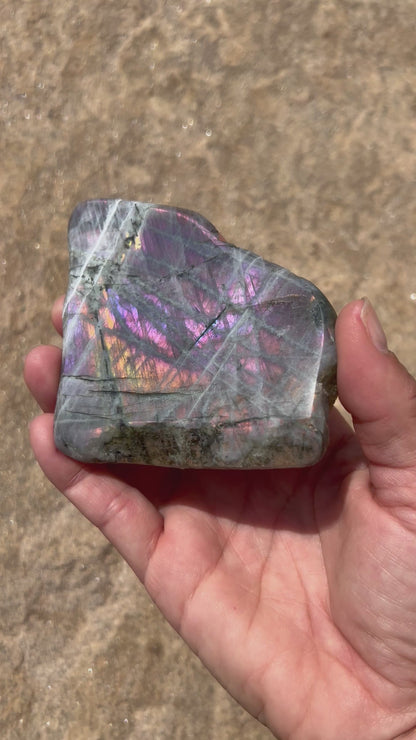 Sunset Labradorite Polished Slab 143g