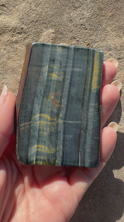 Blue Tigers Eye Slab 92g