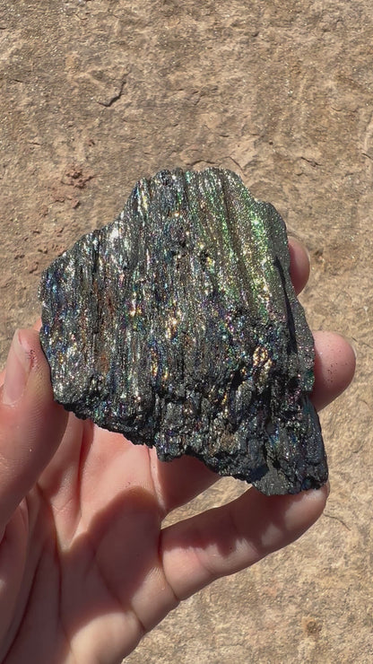 Iridescent Rainbow Hematite Specimen #2