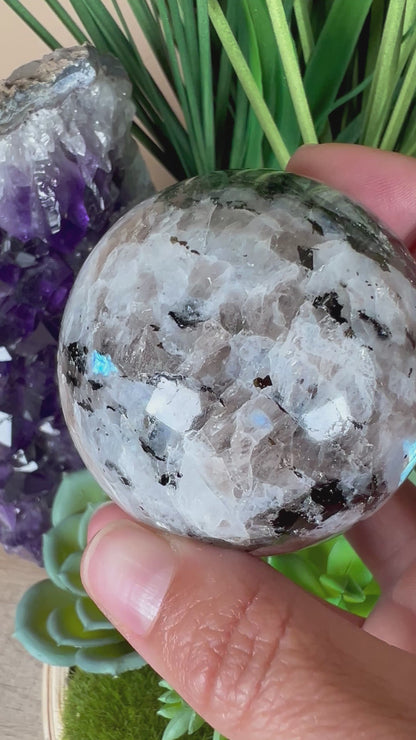 Rainbow Moonstone Sphere 57mm (2.2")