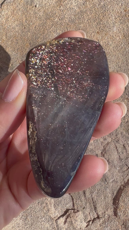 Bloodshot Iolite Sunstone Slab 59g