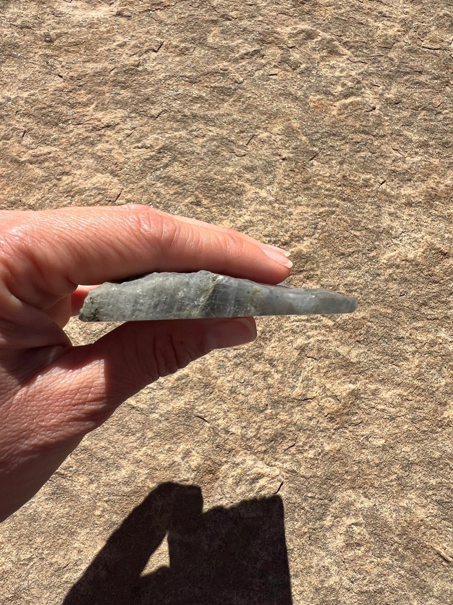 Purple Flash Labradorite Polished Slab 112g - Purple Door Alchemy