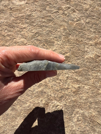 Purple Flash Labradorite Polished Slab 112g - Purple Door Alchemy