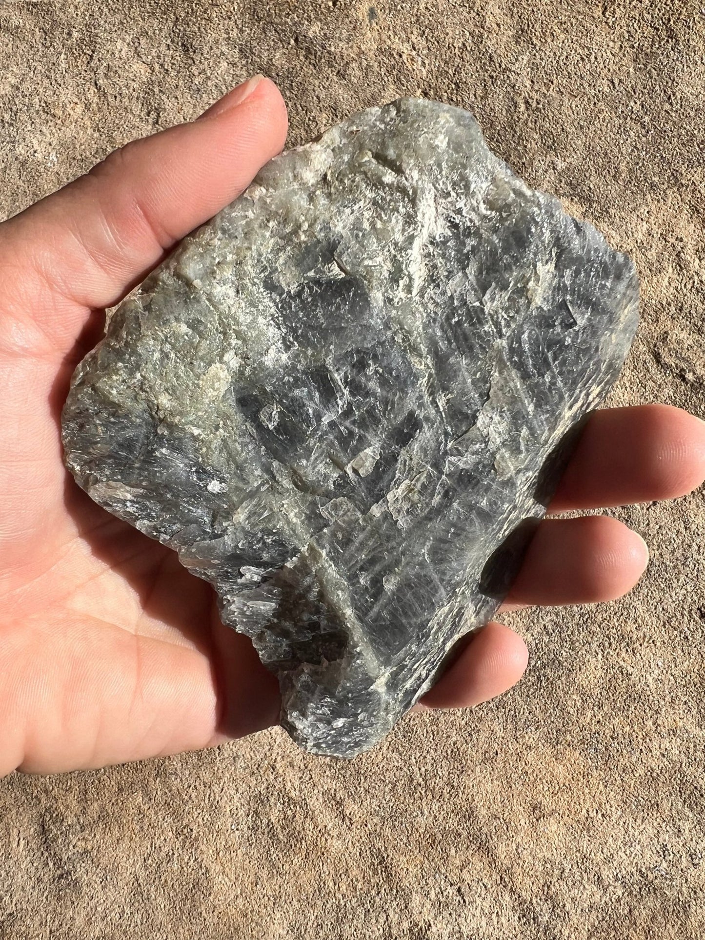 Purple Flash Labradorite Polished Slab 202g - Purple Door Alchemy