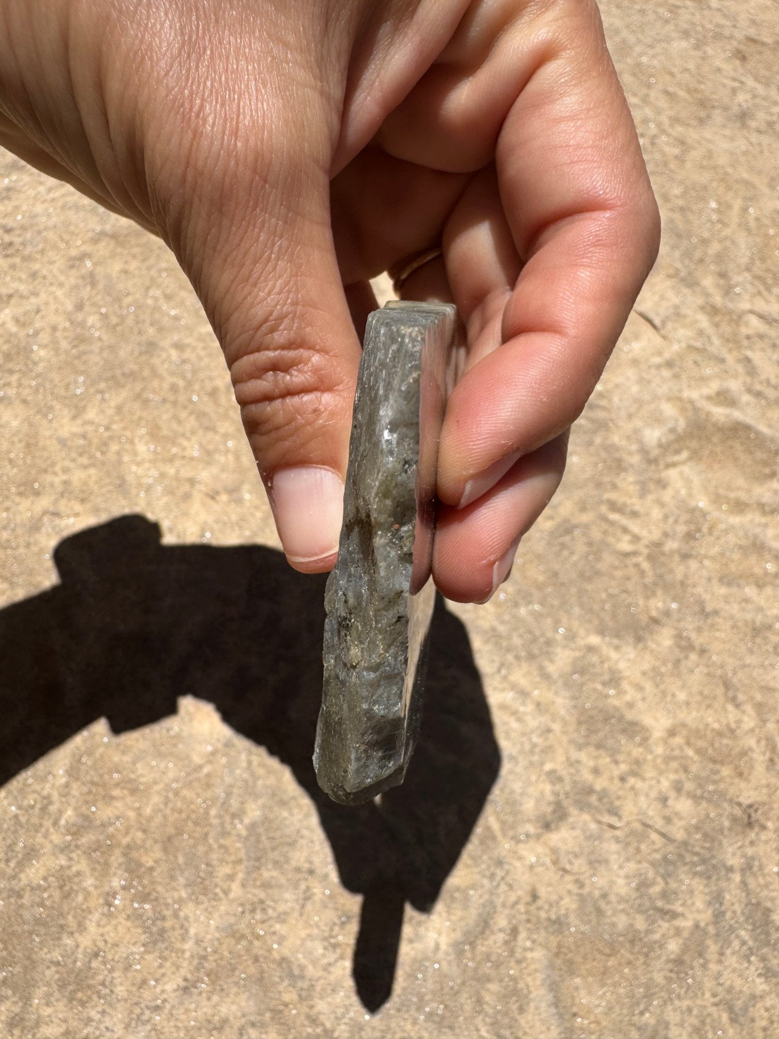 Purple Flash Labradorite Polished Slab 88g - Purple Door Alchemy