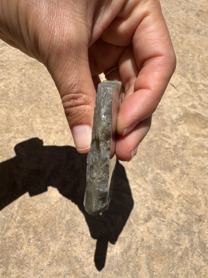 Purple Flash Labradorite Polished Slab 88g - Purple Door Alchemy