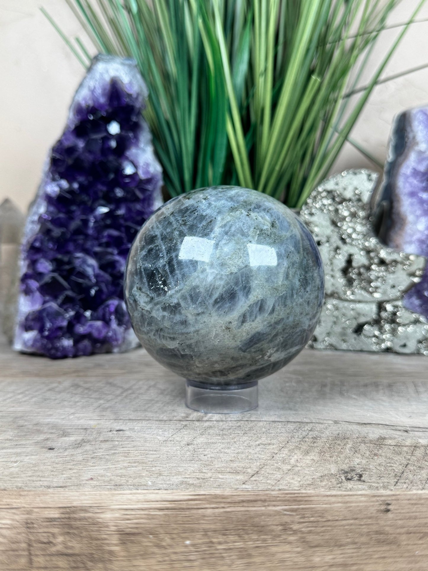 Purple Labradorite Sphere 85mm/3.3in - Purple Door Alchemy