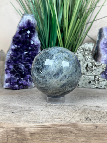 Purple Labradorite Sphere 85mm/3.3in - Purple Door Alchemy