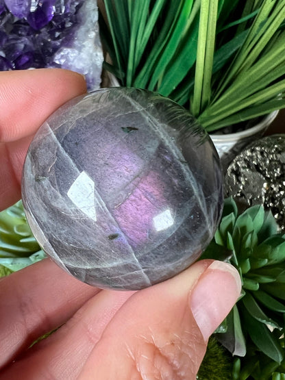 Purple Labradorite Sphere - Purple Door Alchemy
