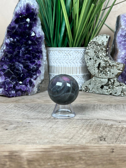 Purple Labradorite Sphere - Purple Door Alchemy
