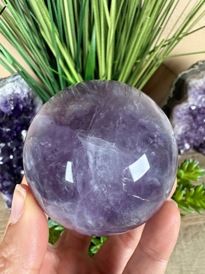 Rainbow Fluorite Sphere 66mm/ 2.63in - Purple Door Alchemy