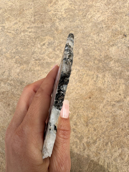 Rainbow Moonstone Polished Slab 86g - Purple Door Alchemy