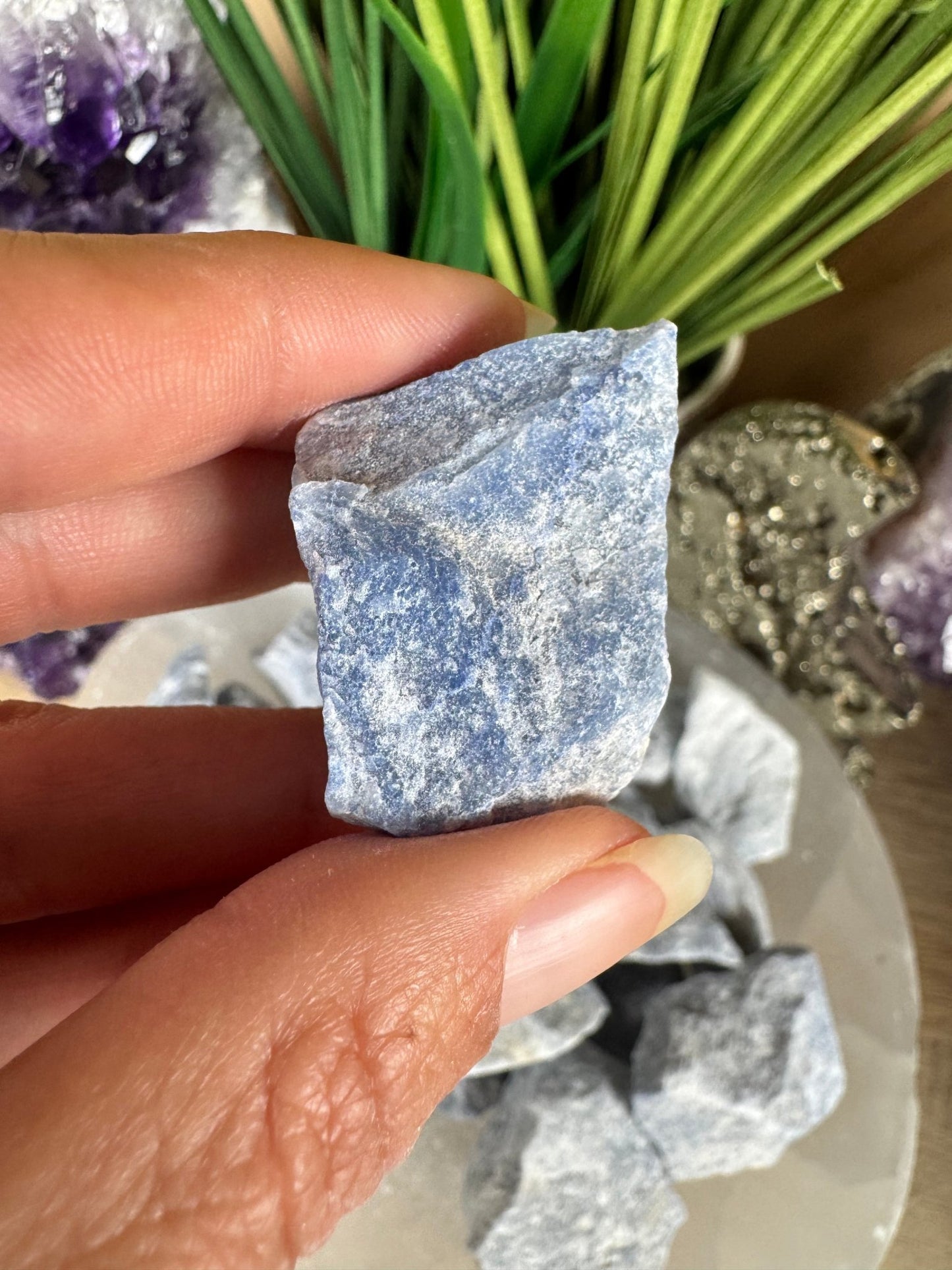Raw Blue Aventurine - Purple Door Alchemy