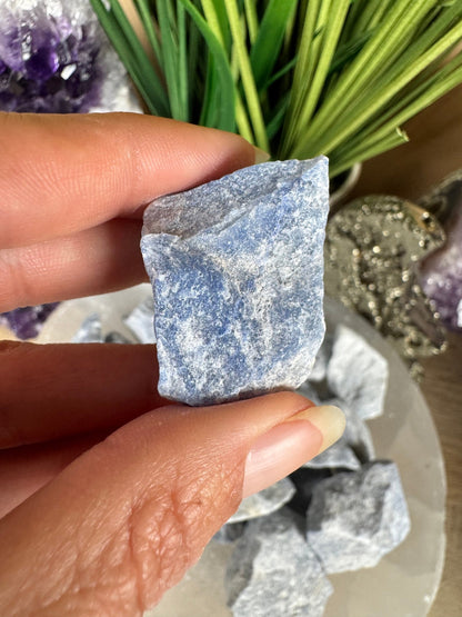 Raw Blue Aventurine - Purple Door Alchemy